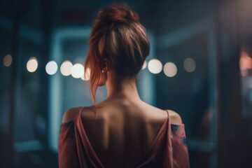 Elegant Philadelphia escort companion in upscale city setting